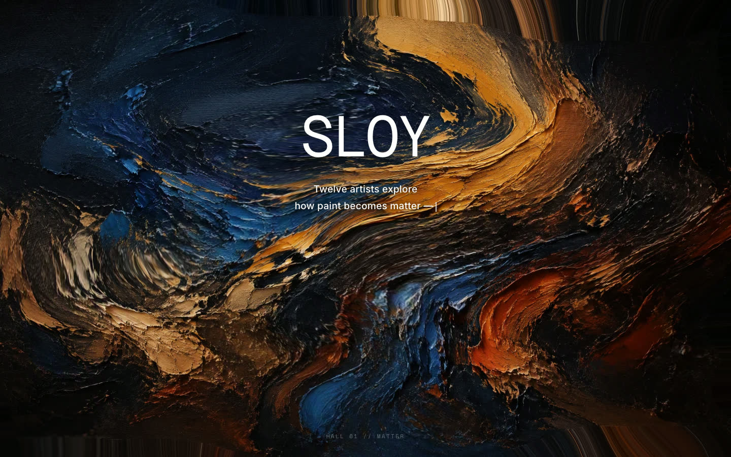 SLOY art space website