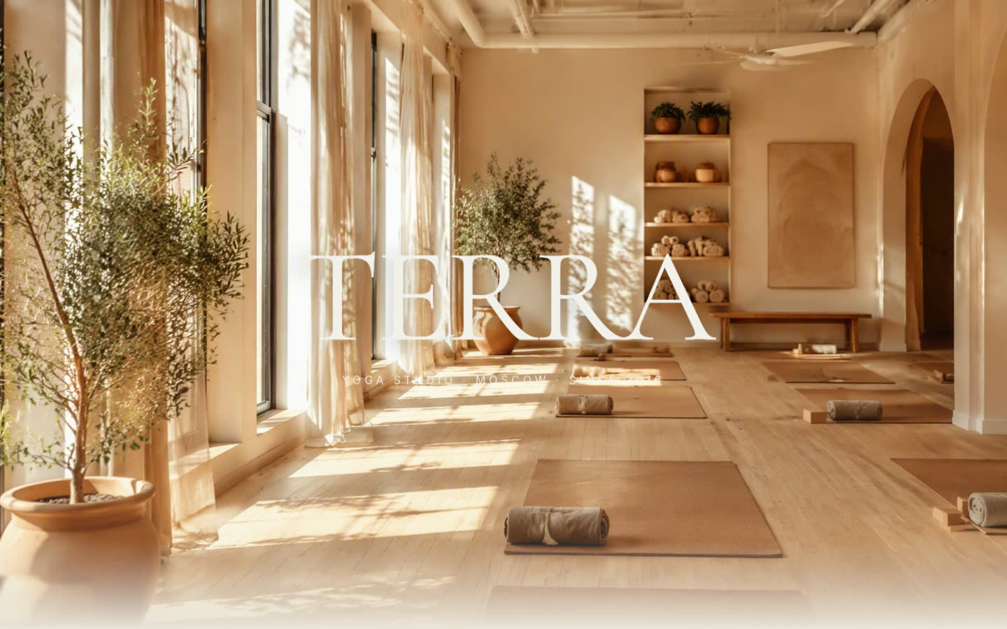 TERRA yoga studio website